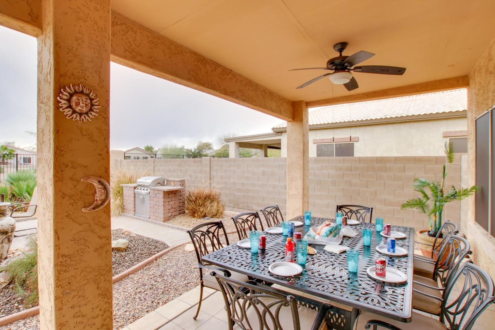 San Tan Mountain Escape With Patio And Pool Access! Villa Magma Bagian luar foto